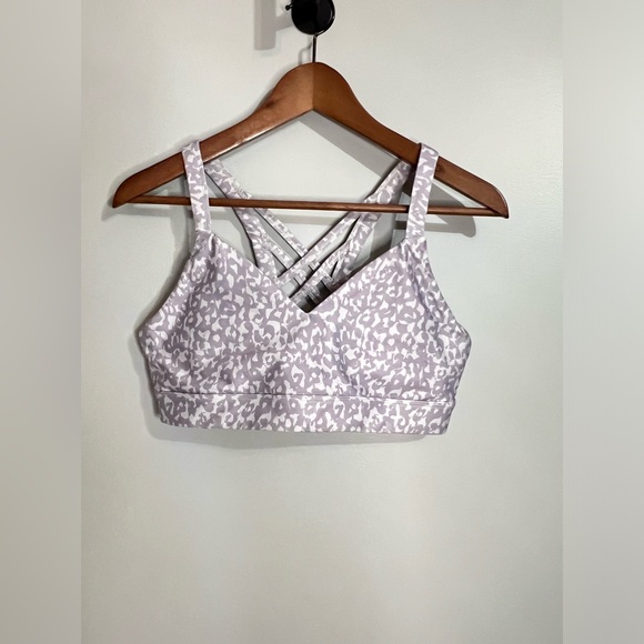 Purple cheetah, print, activewear, set top and bottom - Picture 7 of 7